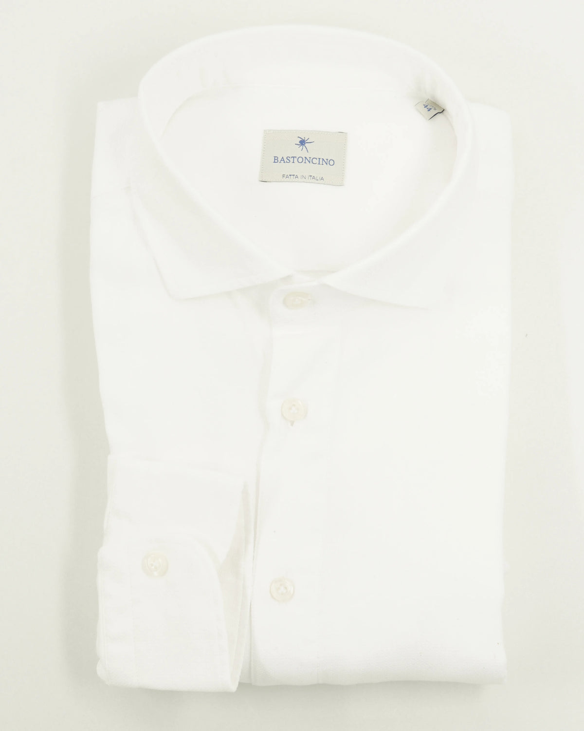 Bastoncino Shirt Textured Cotton White