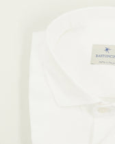 Bastoncino Shirt Textured Cotton White