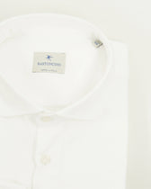 Bastoncino Shirt Textured Cotton White