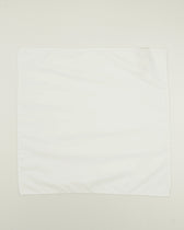 Altea Pure Cotton Pocket Square White