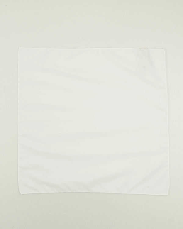 Altea Pure Cotton Pocket Square White
