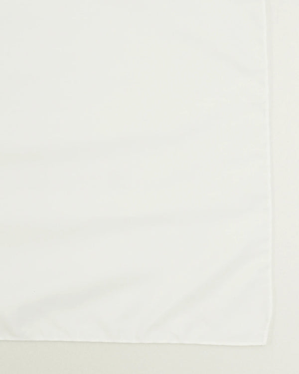 Altea Pure Cotton Pocket Square White