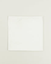 Altea Pure Cotton Pocket Square White