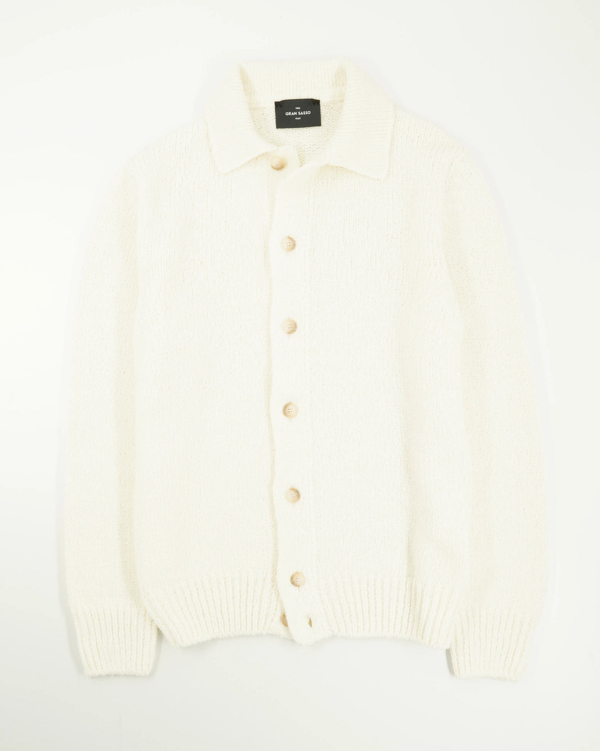 Gran Sasso Cardigan Chunky Knit Cream