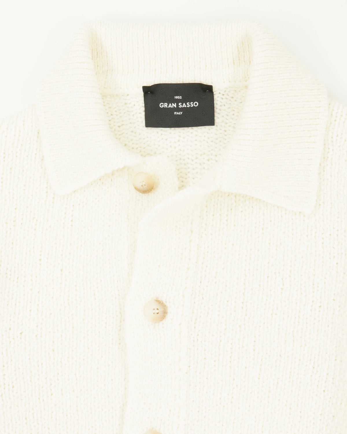 Gran Sasso Cardigan Chunky Knit Cream