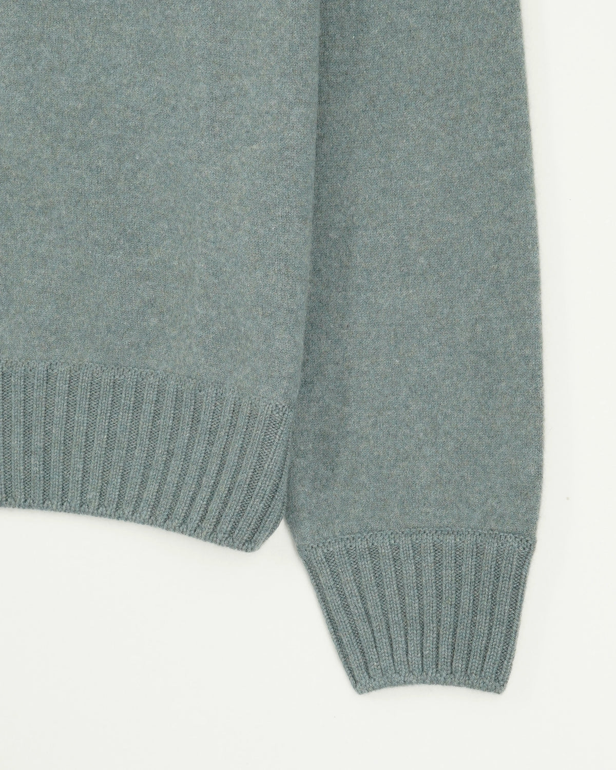 Gran Sasso Full Zip Felted Cashmere Green