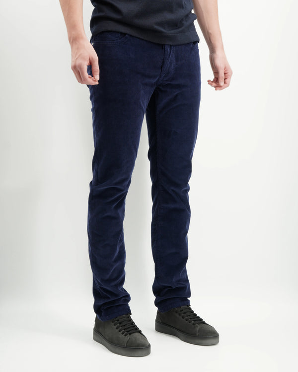Jacob Cohen Bard Stretch Corduroy Navy