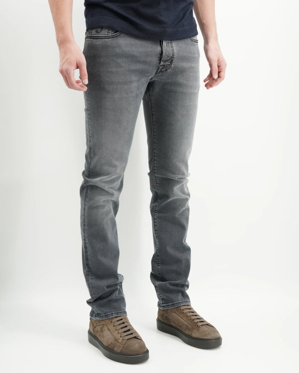 Jacob Cohen Bard Stretch Denim Medium Grey