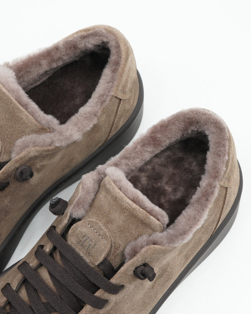 Fabiano Ricci Sneaker Shearling Taupe