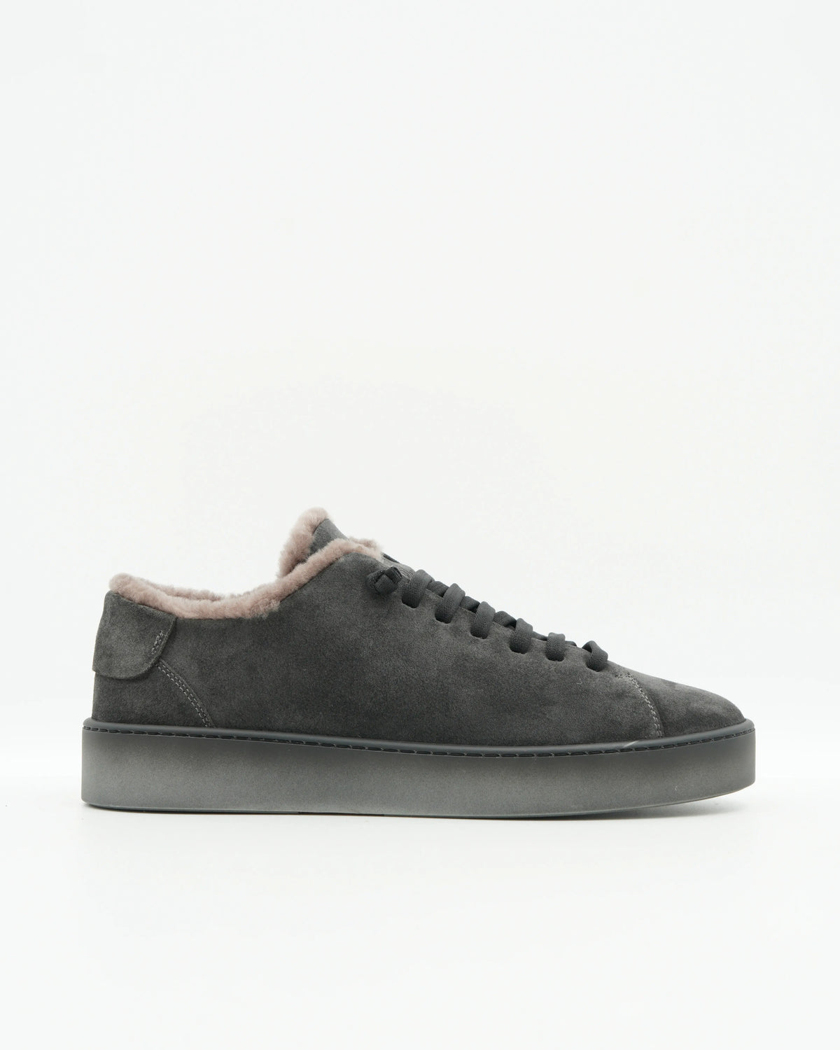 Fabiano Ricci Sneaker Shearling Dark Grey