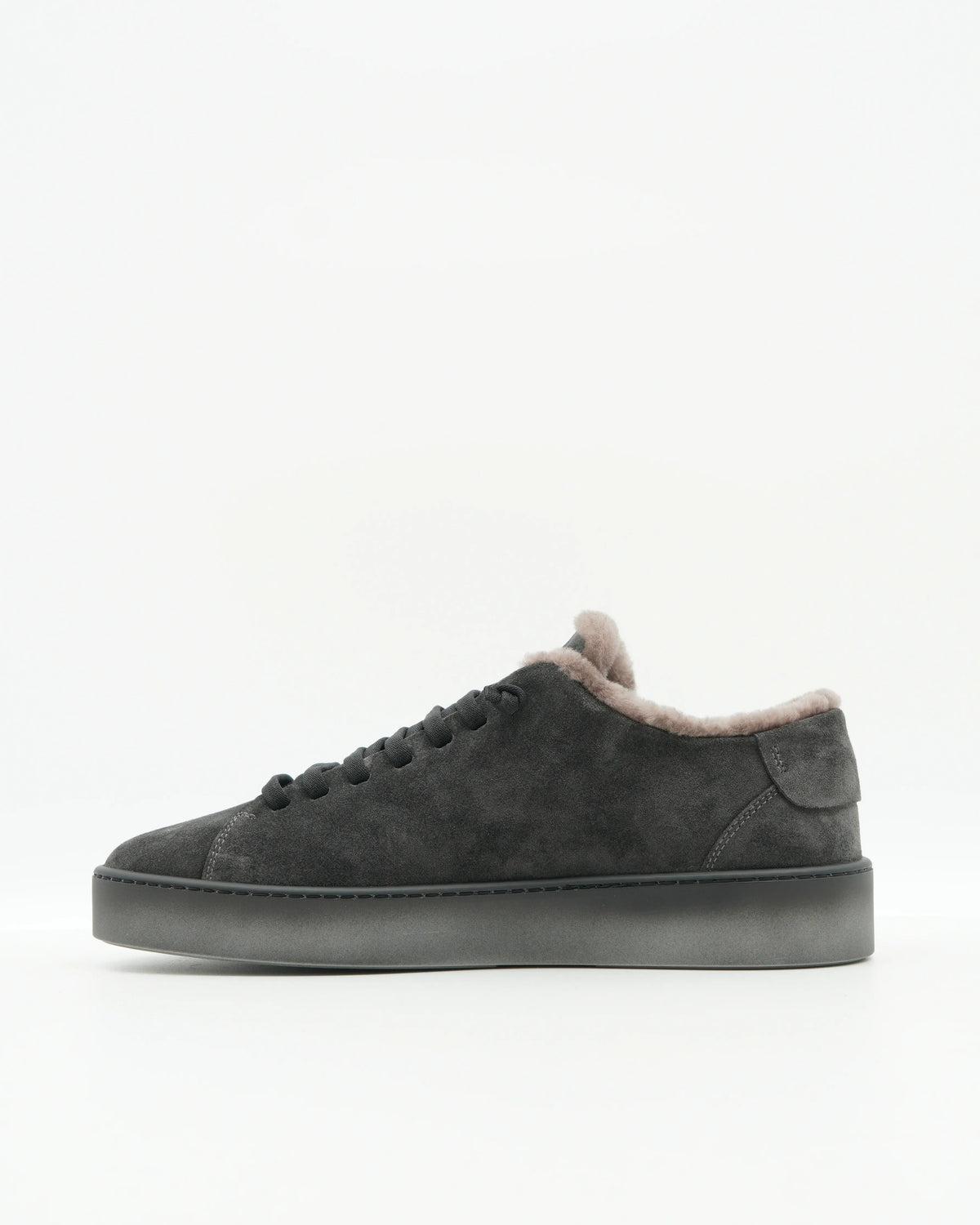 Fabiano Ricci Sneaker Shearling Dark Grey