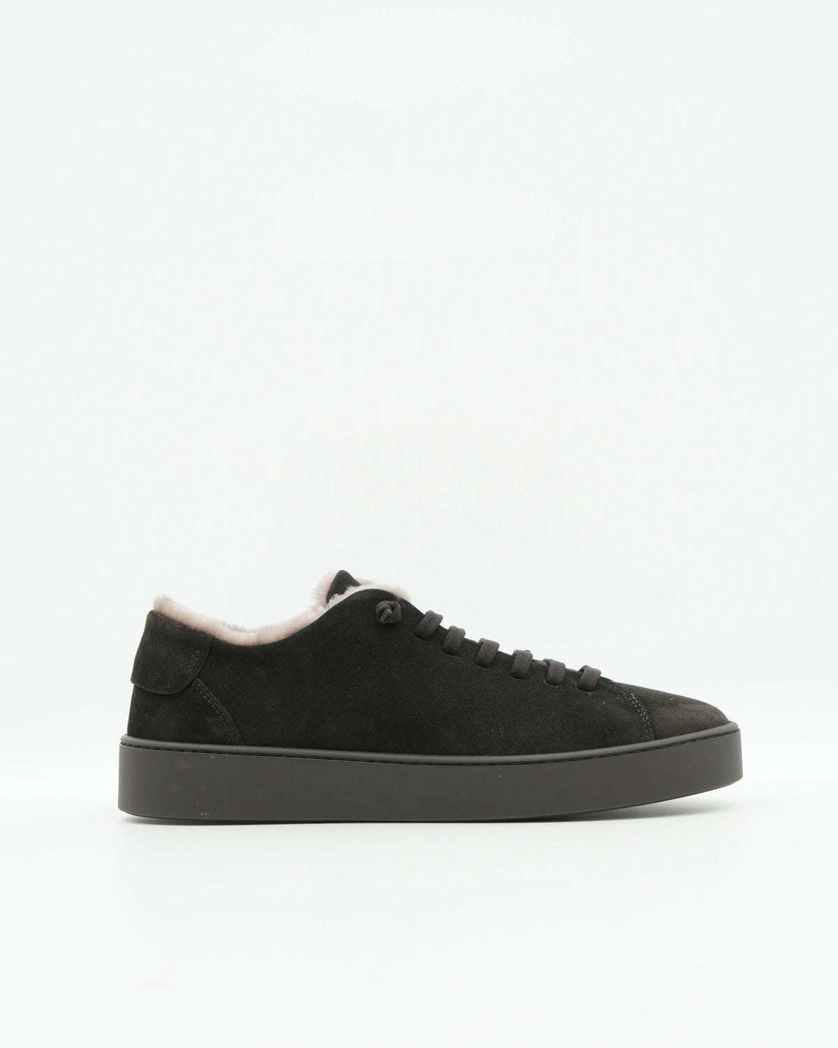 Fabiano Ricci Sneaker Shearling Dark Brown
