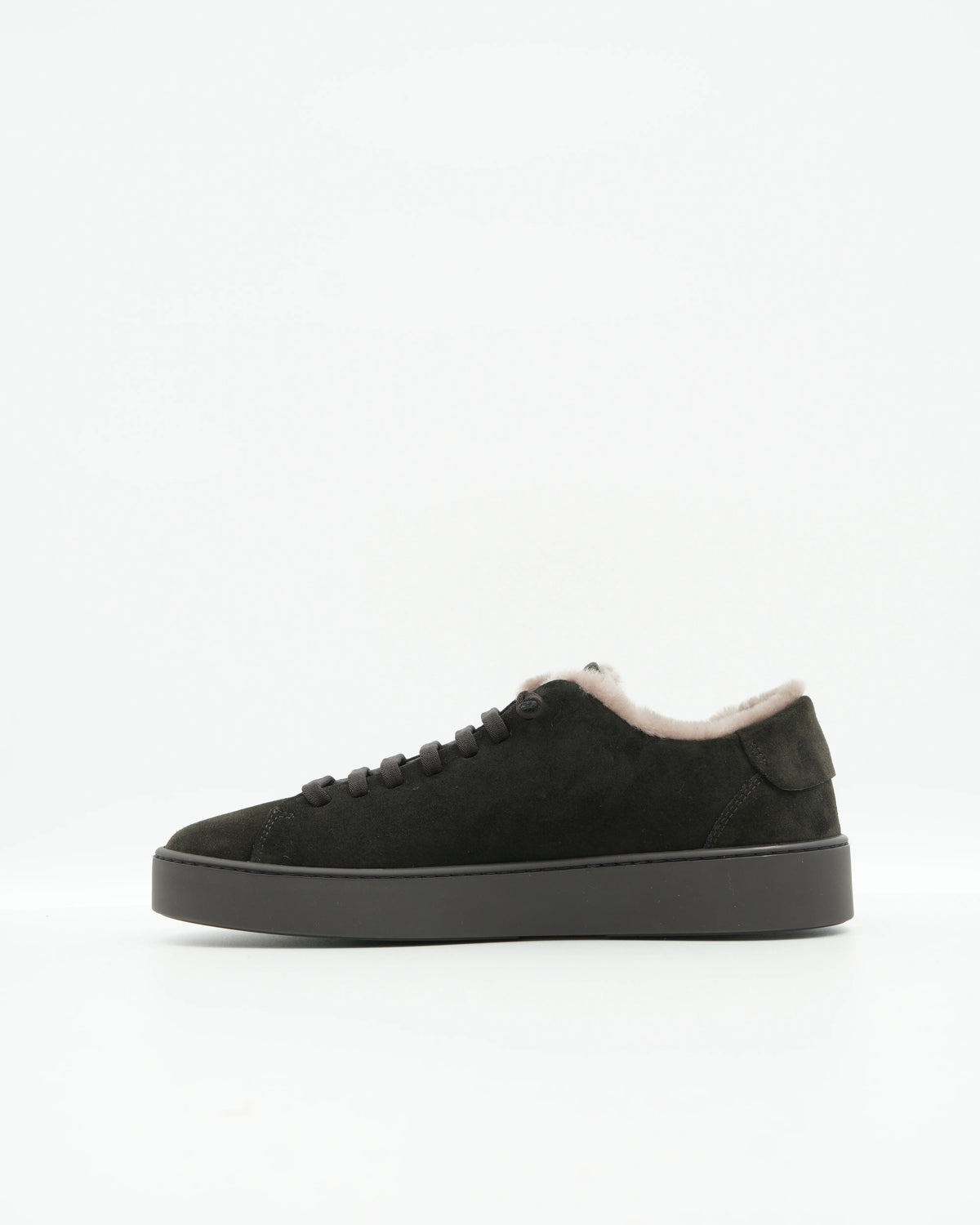 Fabiano Ricci Sneaker Shearling Dark Brown