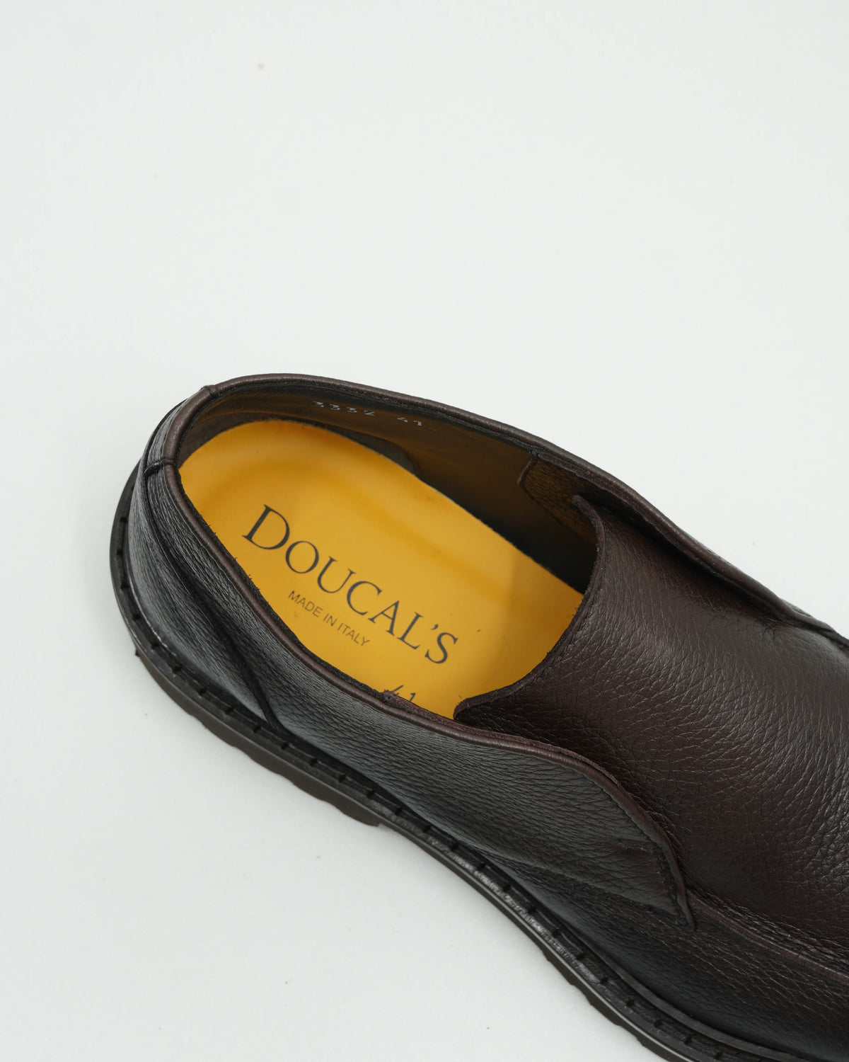 Doucals Desert Boot Deerskin Dark Brown
