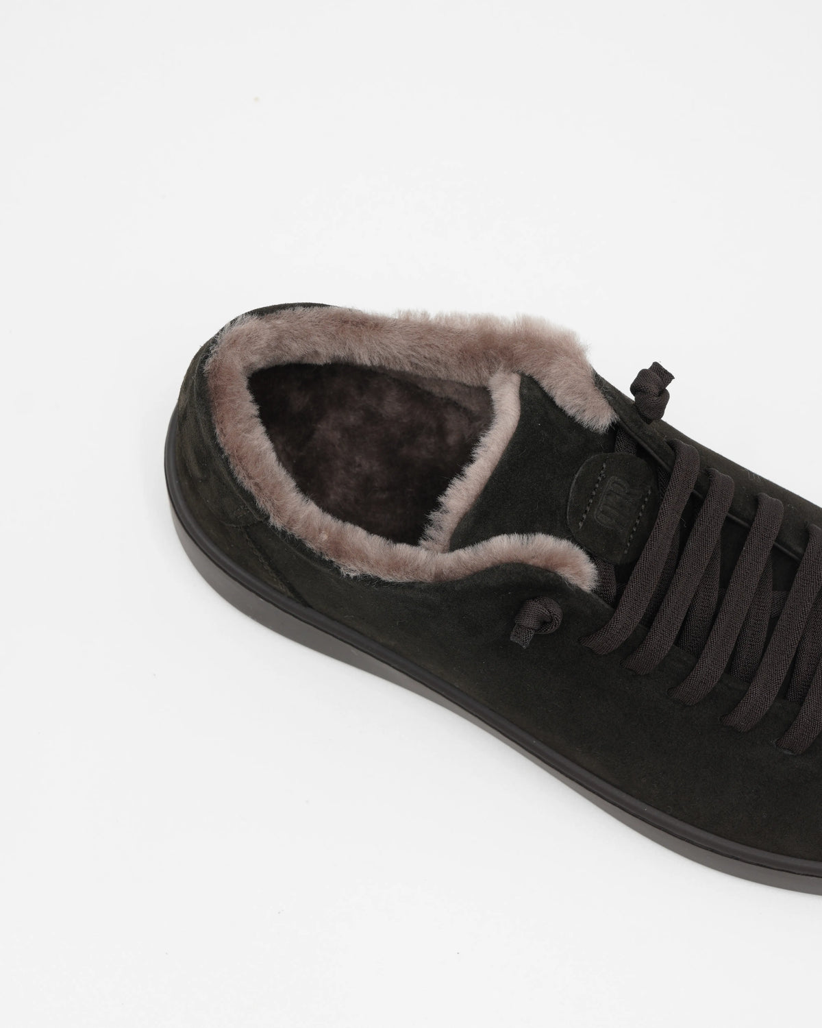Fabiano Ricci Sneaker Shearling Dark Brown