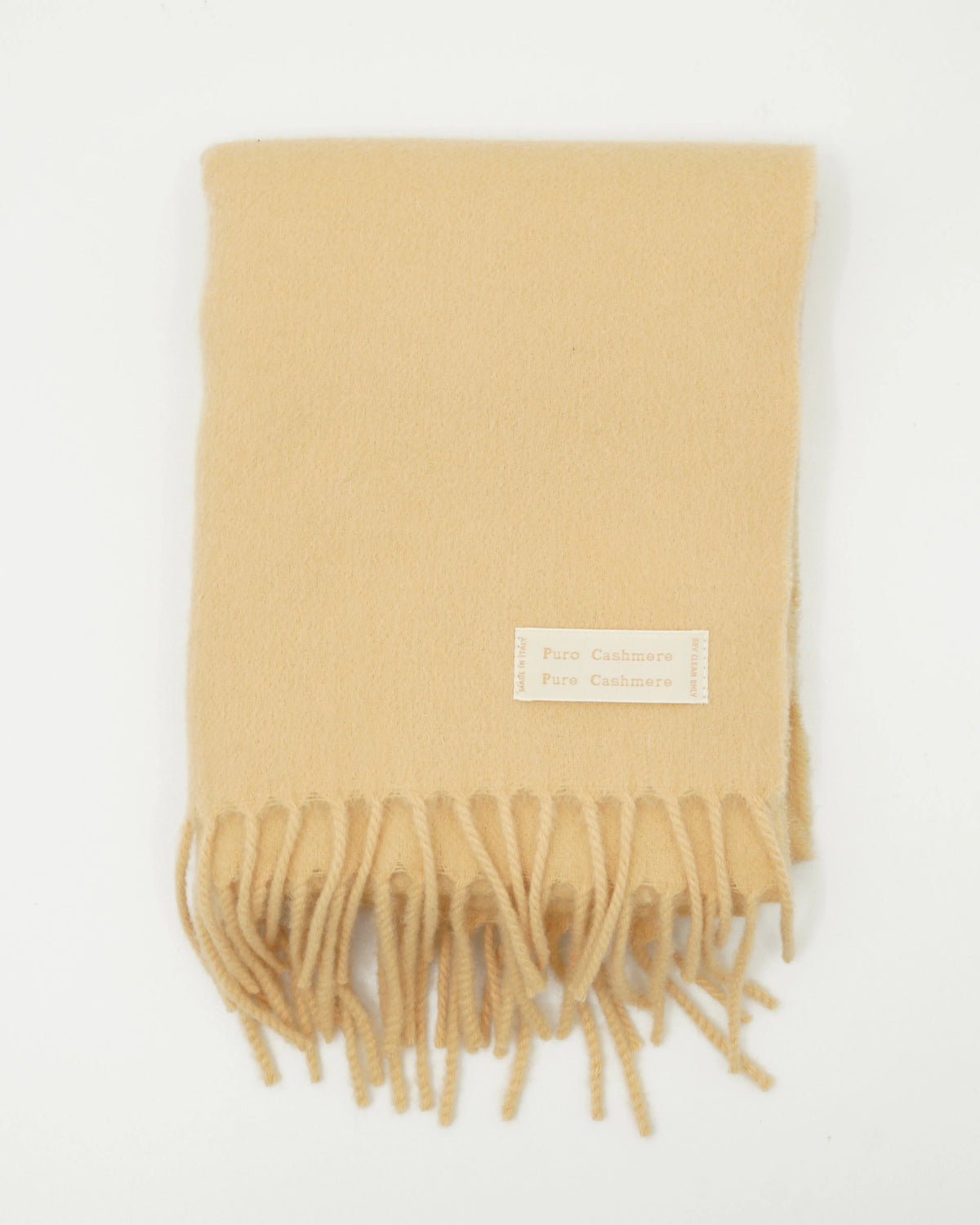 Ranwald Scarf Zibellino Cashmere Yellow