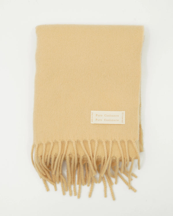 Ranwald Scarf Zibellino Cashmere Yellow