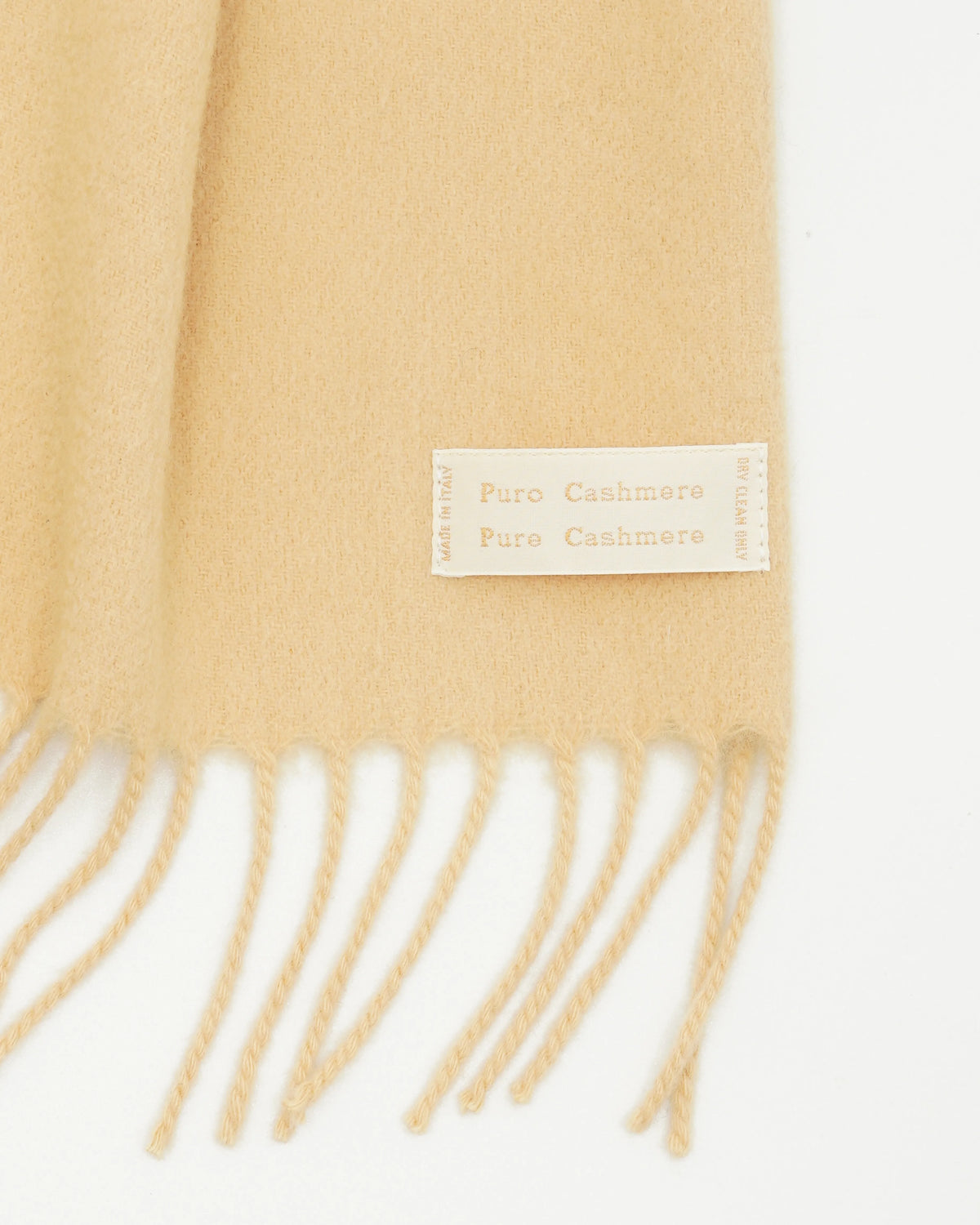 Ranwald Scarf Zibellino Cashmere Yellow