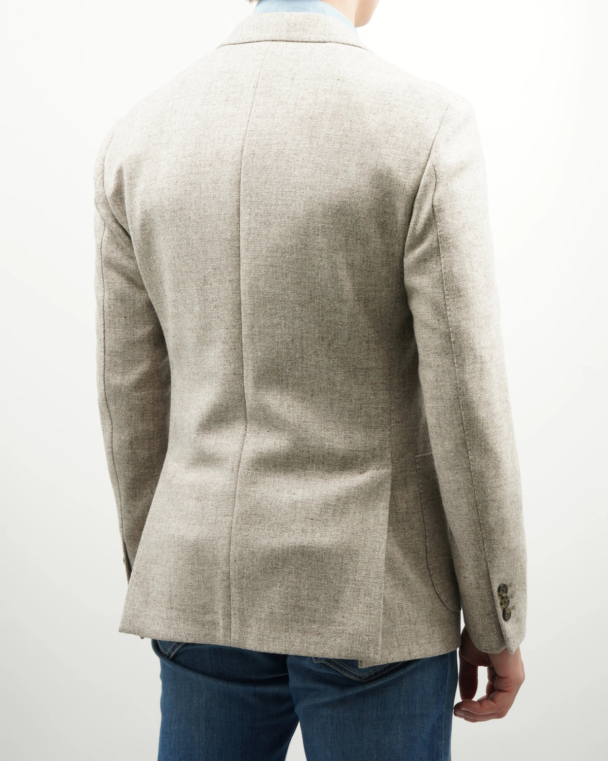 Lardini Jacket Roma Pure Virgin Wool Light Beige