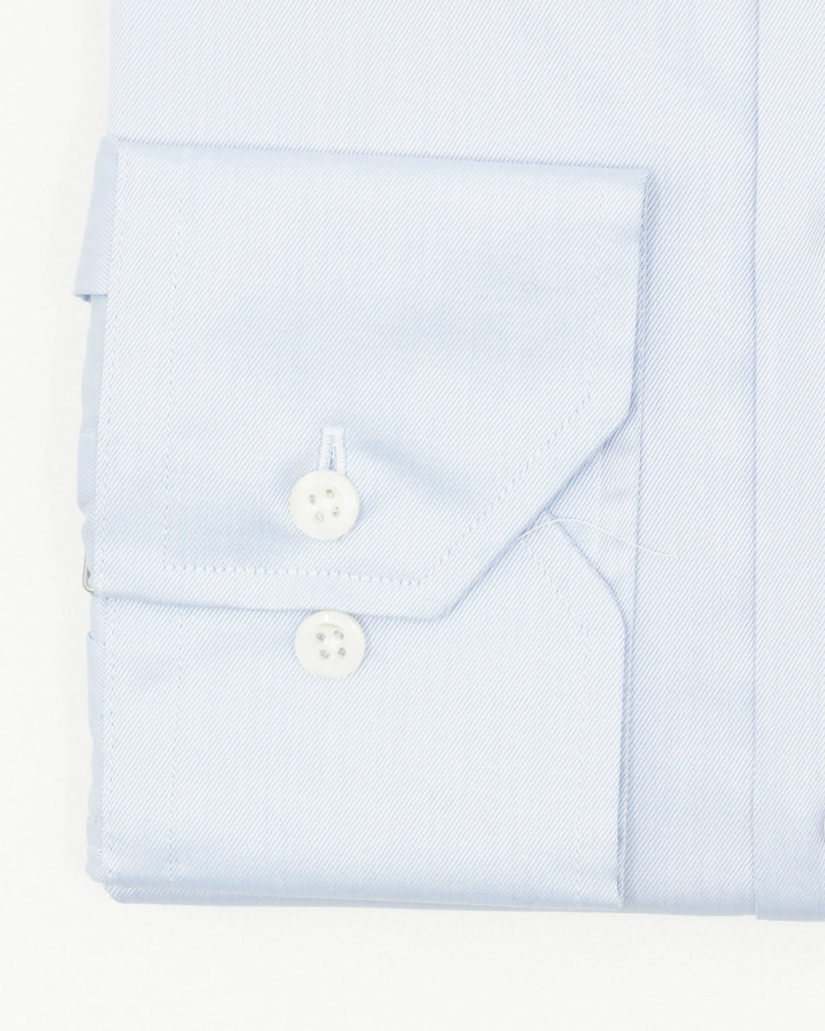 Stenströms Shirt Signature Twofold Cotton Regular Fit Light Blue