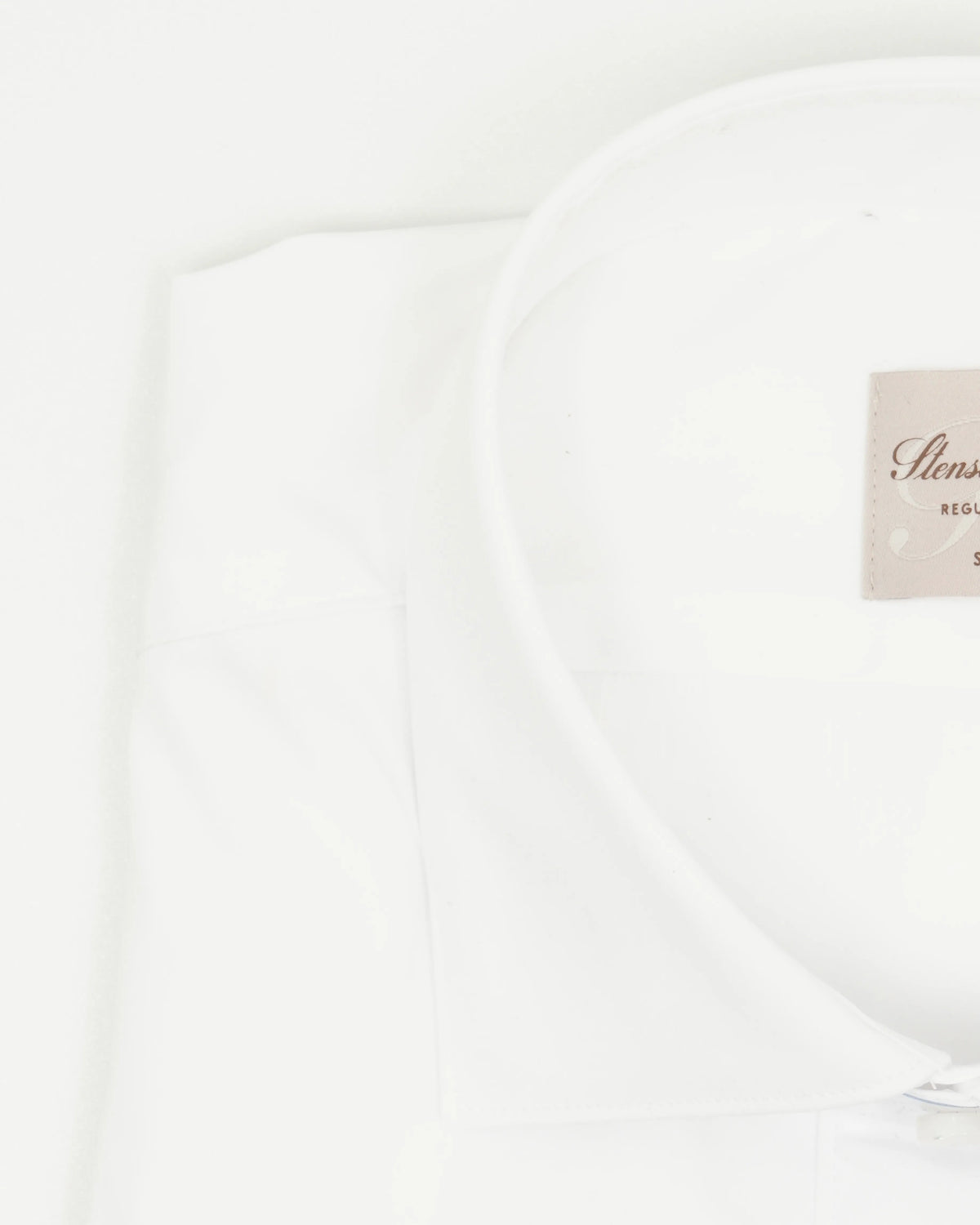 Stenströms Shirt Stretch Dress Regular Fit White