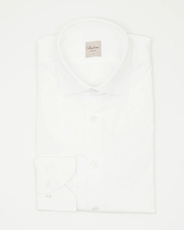 Stenströms Shirt Stretch Dress Regular Fit White