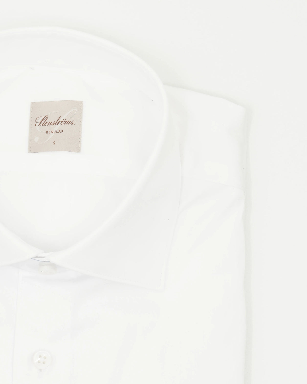 Stenströms Shirt Stretch Dress Regular Fit White