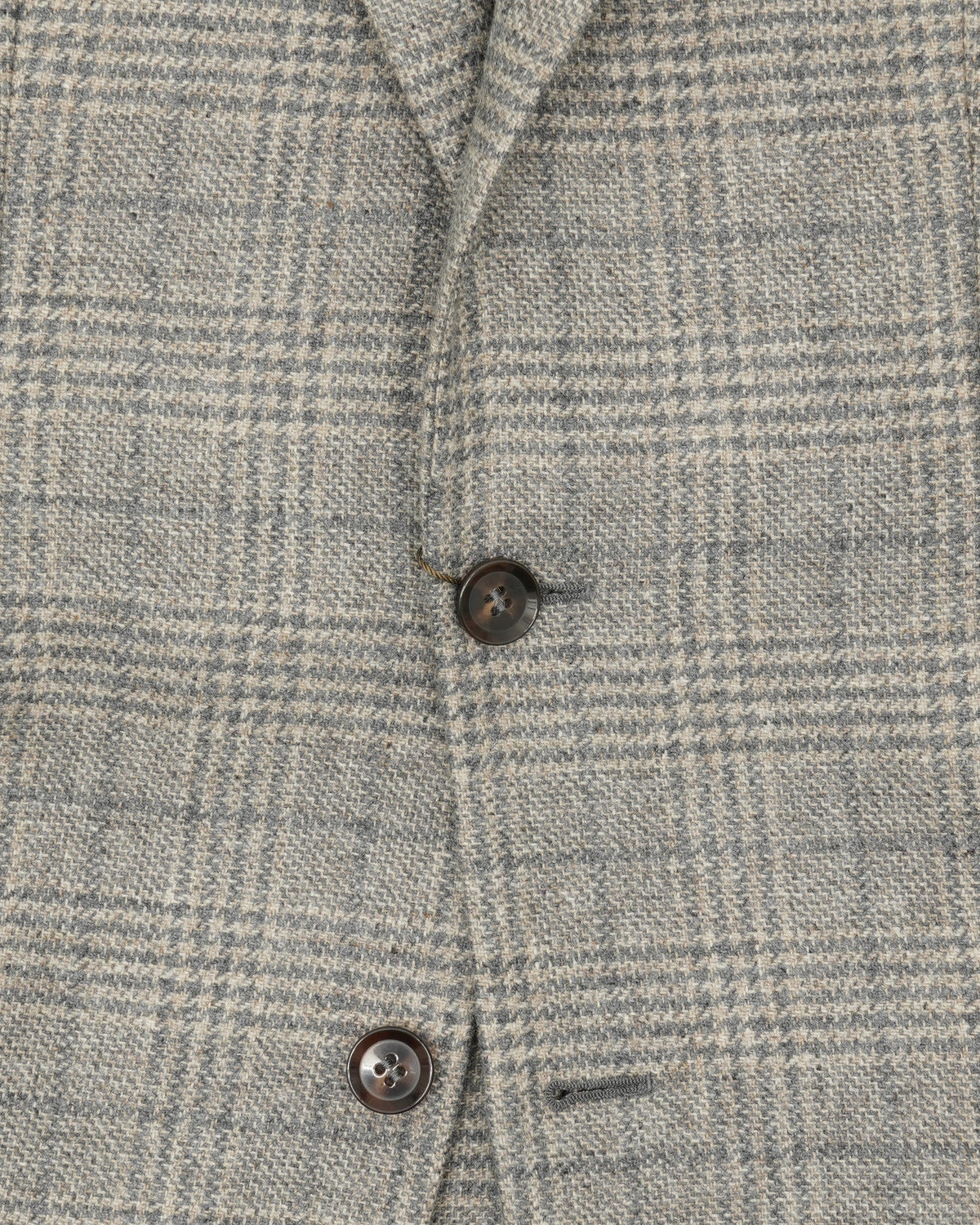 Studio 73 Jacket Wool Cashmere Check Warm Grey