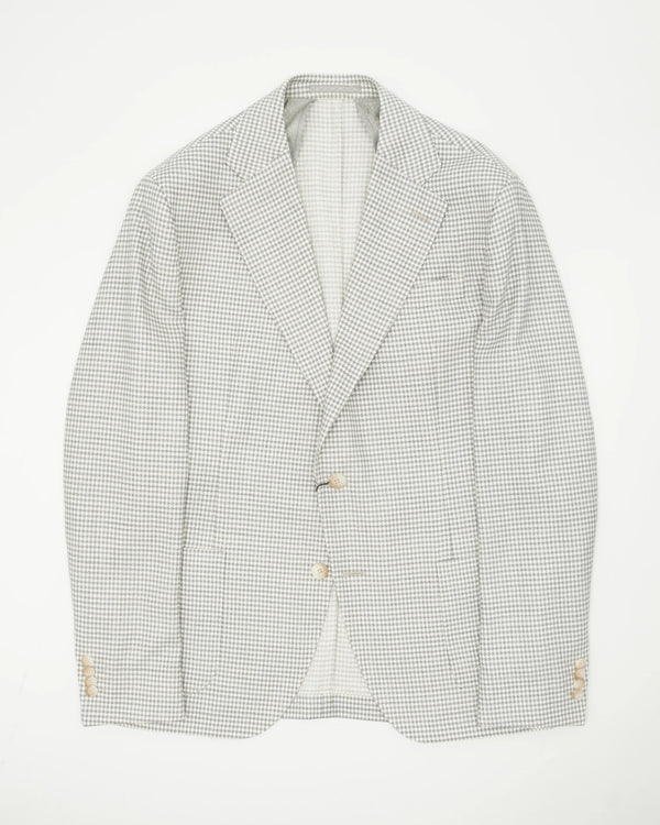 Sand Copenhagen Jacket Houndstooth Light Grey