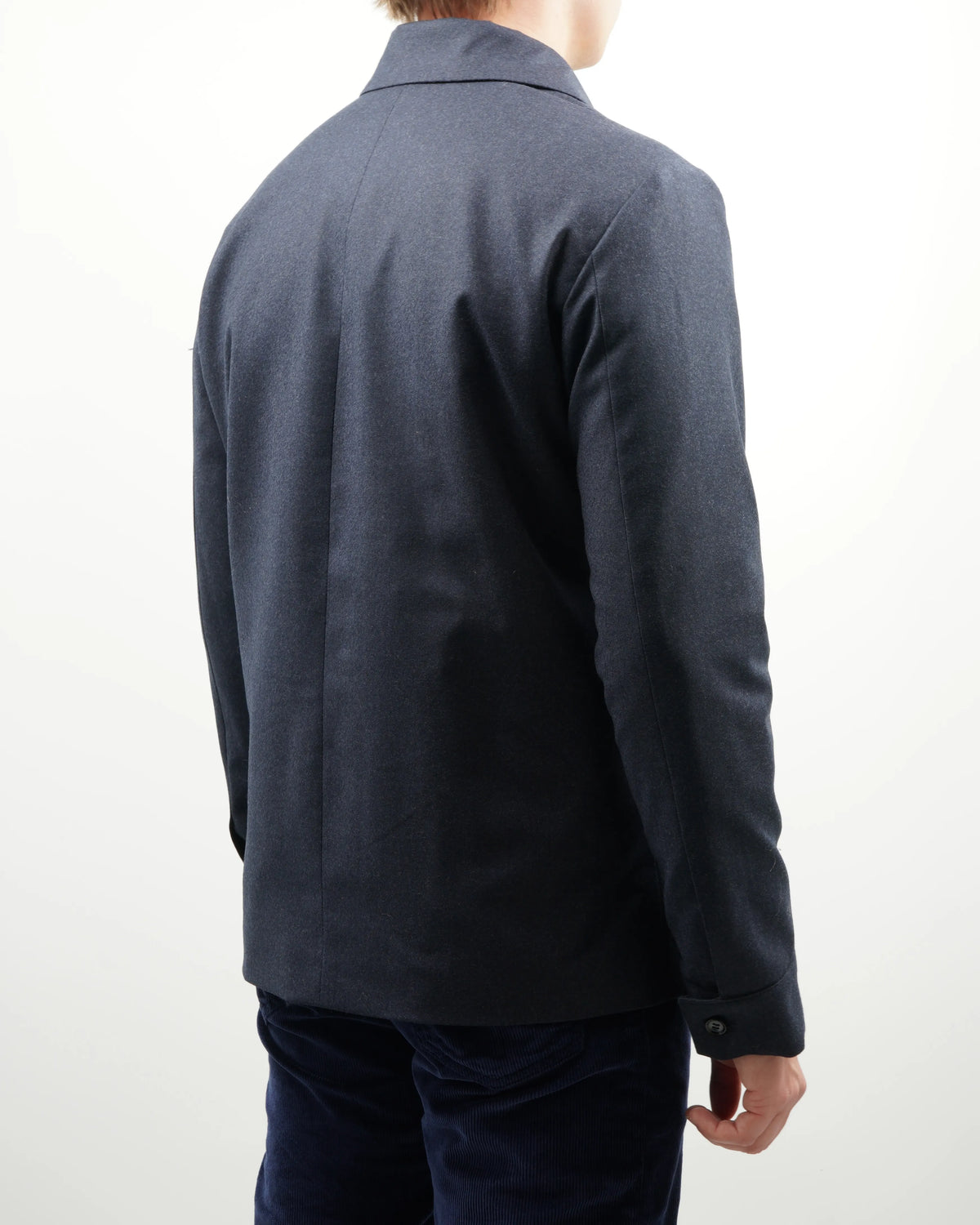 Studio 73 Overshirt Pure Virgin Wool Navy