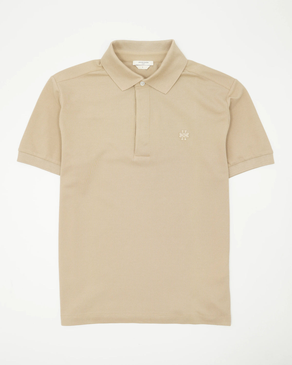 Jacob Cohen Polo Shirt Garment Dyed Cotton Beige