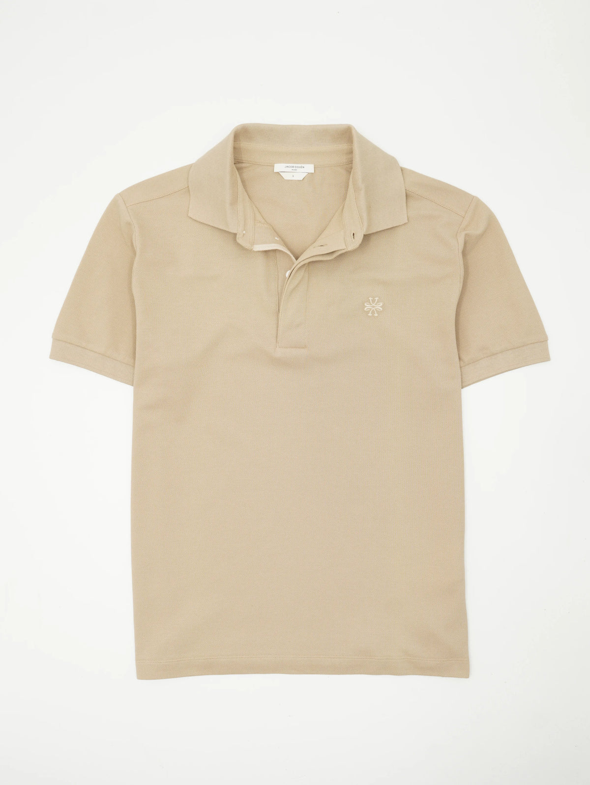 Jacob Cohen Polo Shirt Garment Dyed Cotton Beige
