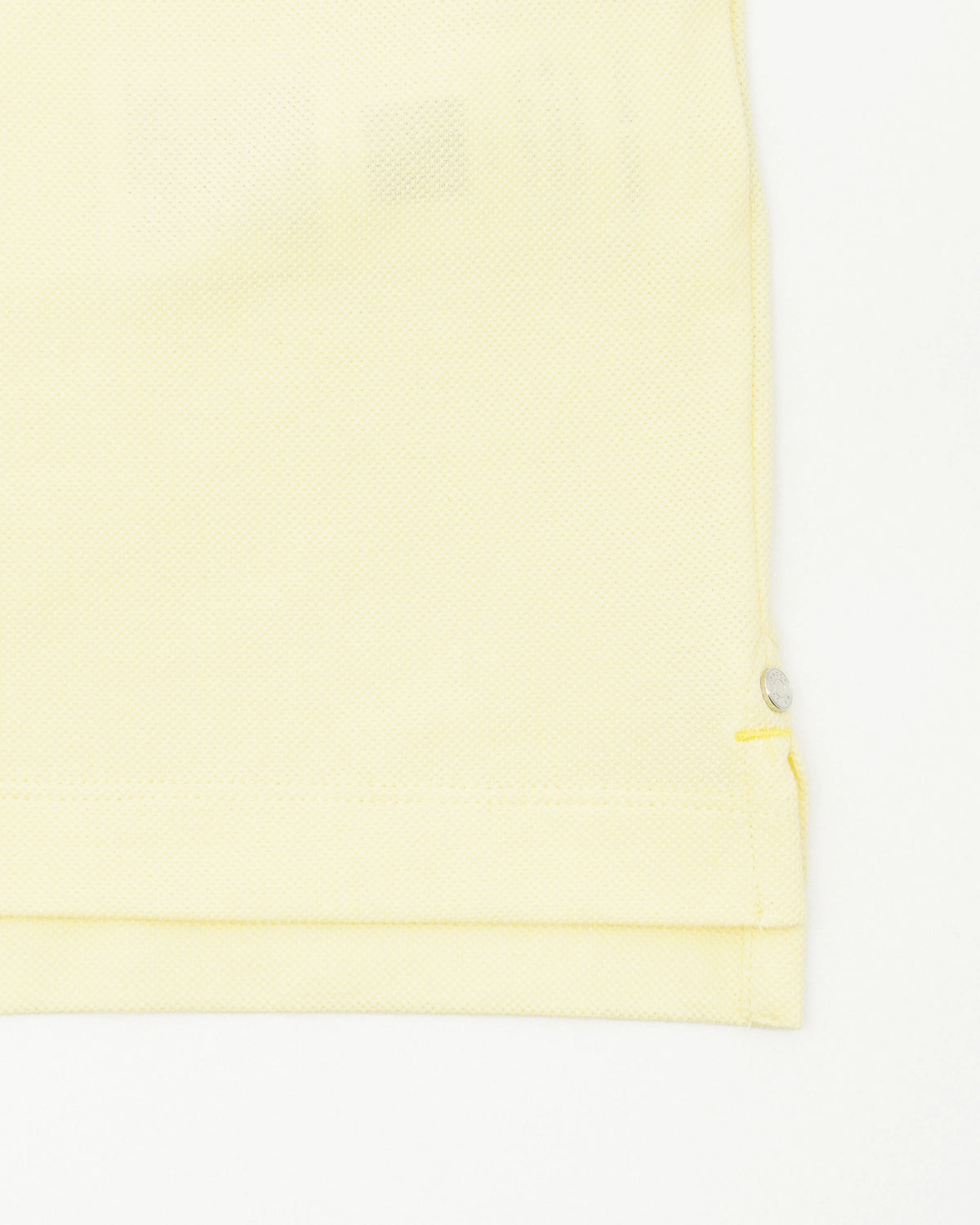 Jacob Cohen Polo Shirt Garment Dyed Cotton Light Yellow