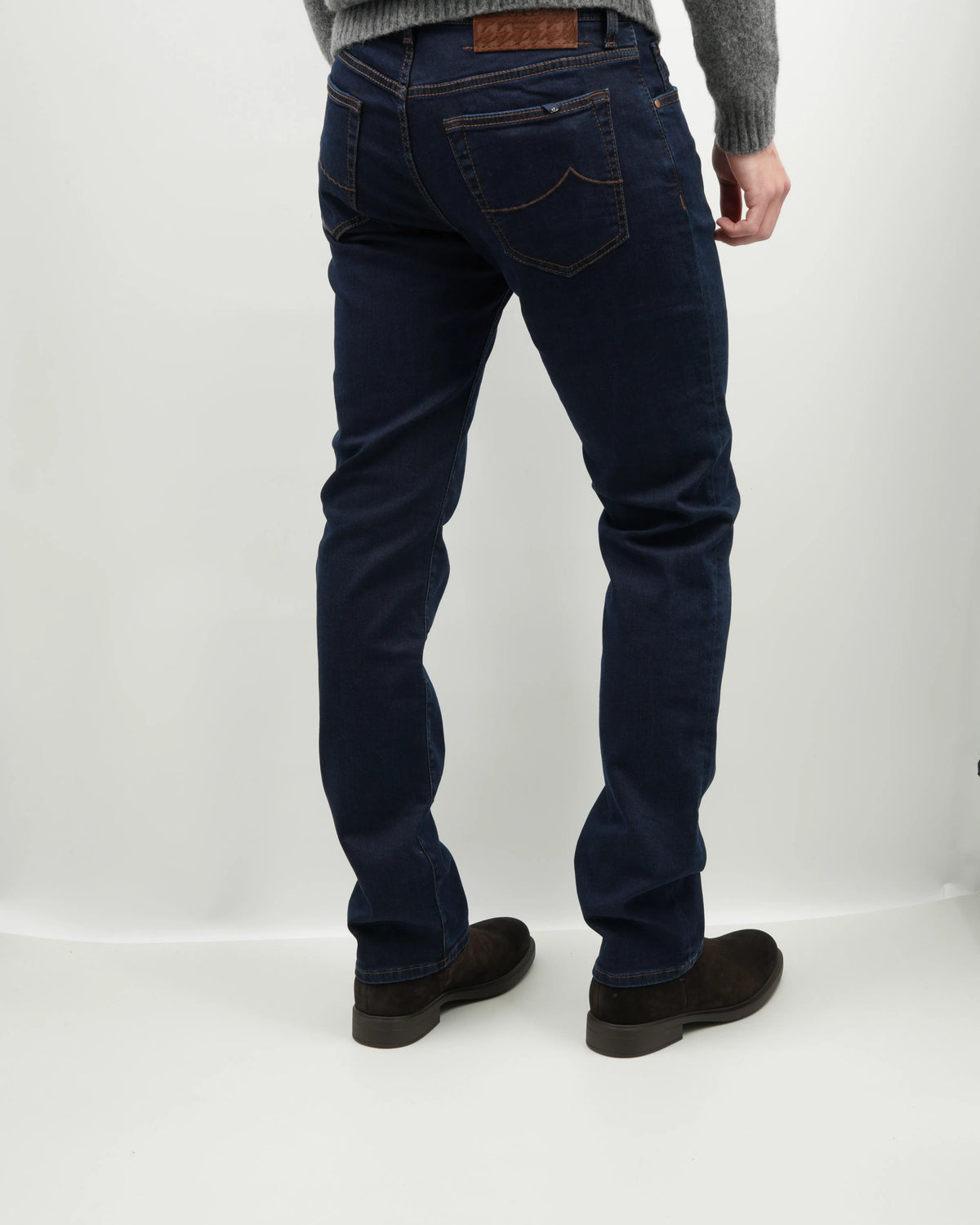 Doucals Chelsea Boots Suede Dark Brown