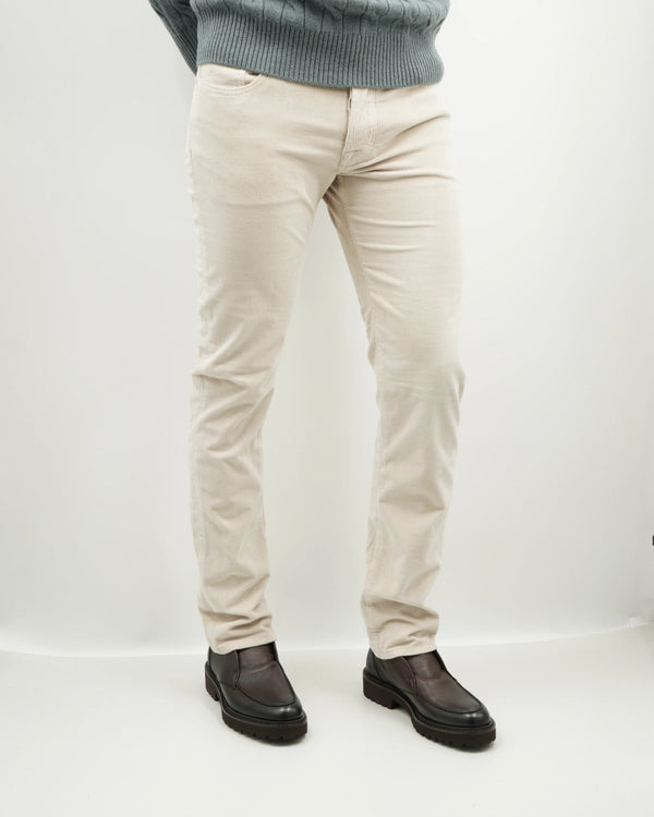 Jacob Cohen Bard Stretch Corduroy Off White