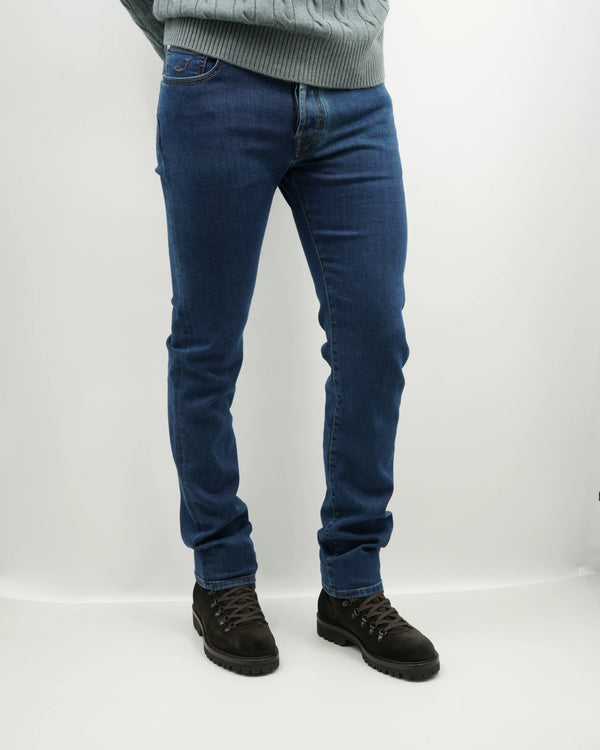 Jacob Cohen Bard Stretch Denim Dark Blue