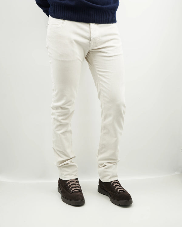 Jacob Cohen Bard Stretch Corduroy Off White