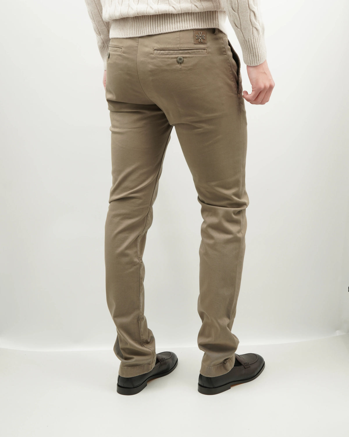 Jacob Cohen Bobby Stretch Gabardine Dark Beige