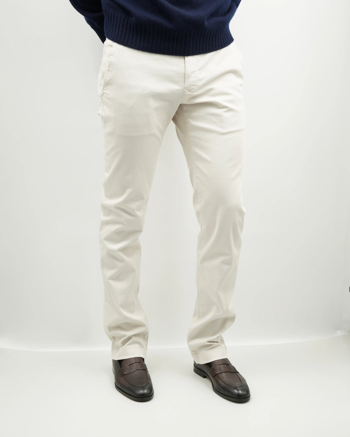 Jacob Cohen Bobby Stretch Gabardine Off White