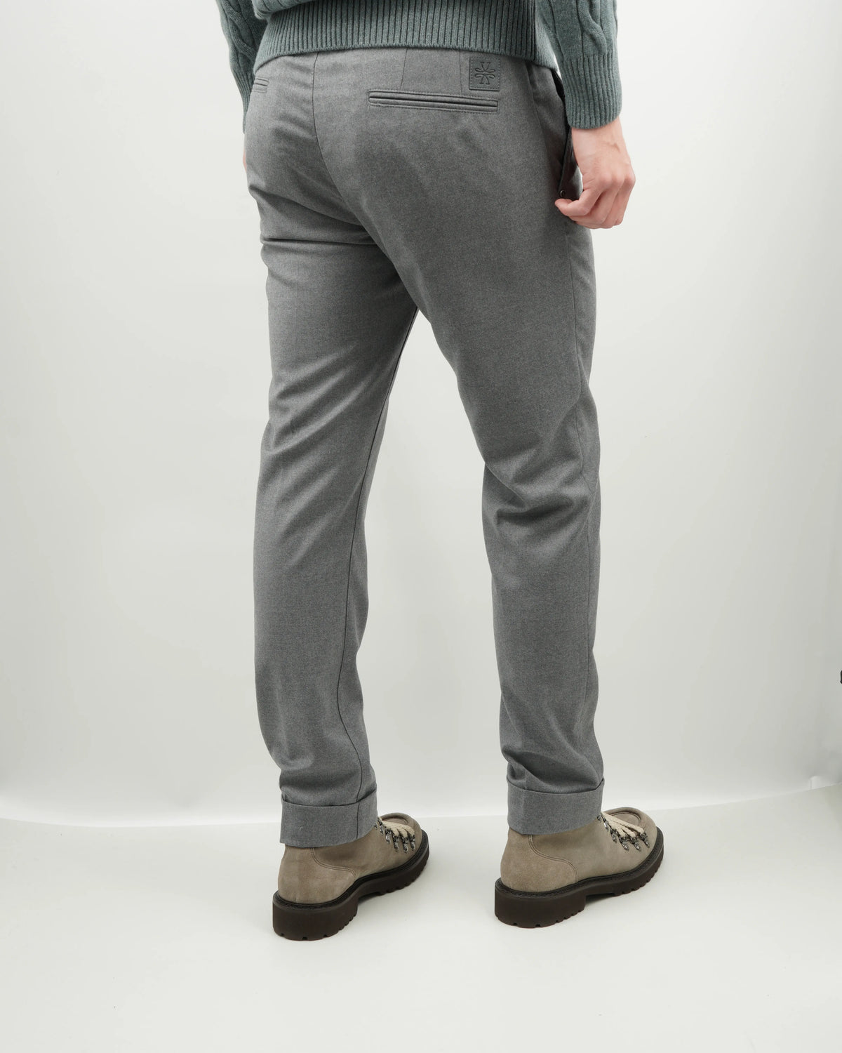 Jacob Cohen Jannik Stretch Flannel Grey