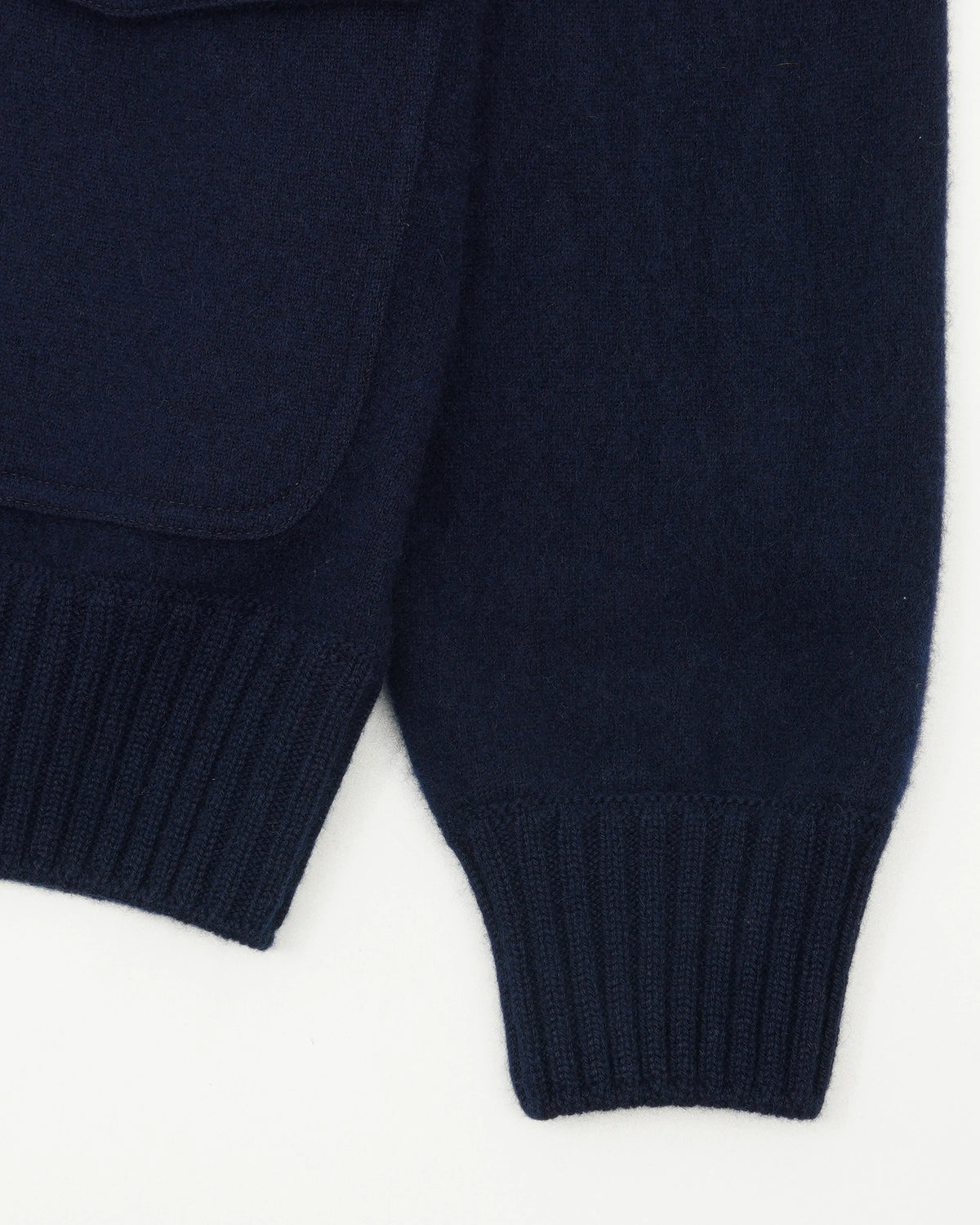 Gran Sasso Cardigan Felted Cashmere Navy