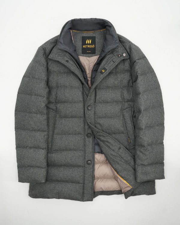 Hetrego Coat Down Padded Bib Grey