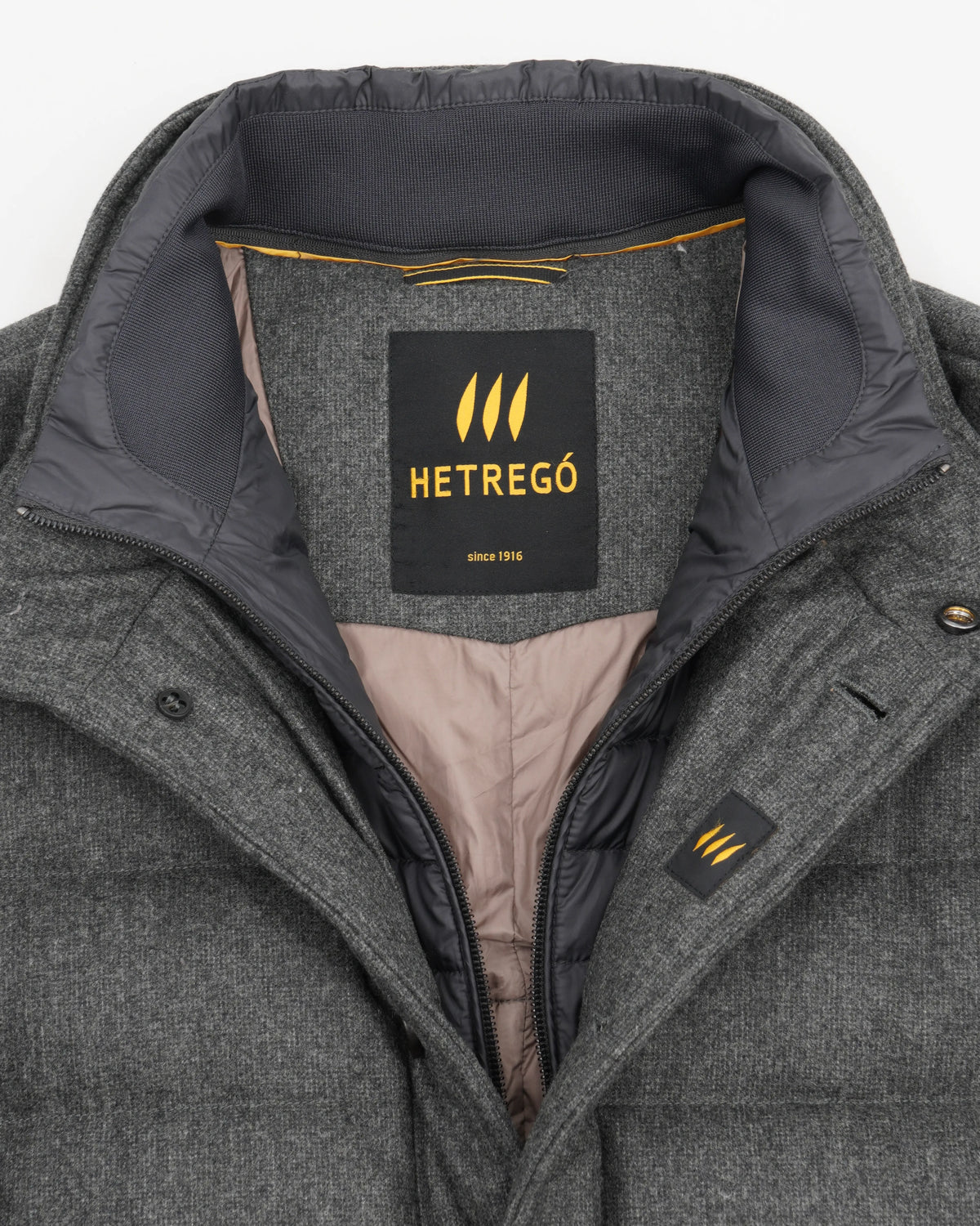 Hetrego Coat Down Padded Bib Grey