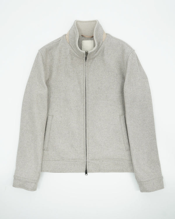 Zonda Blouson Wool Cashmere Warm Grey