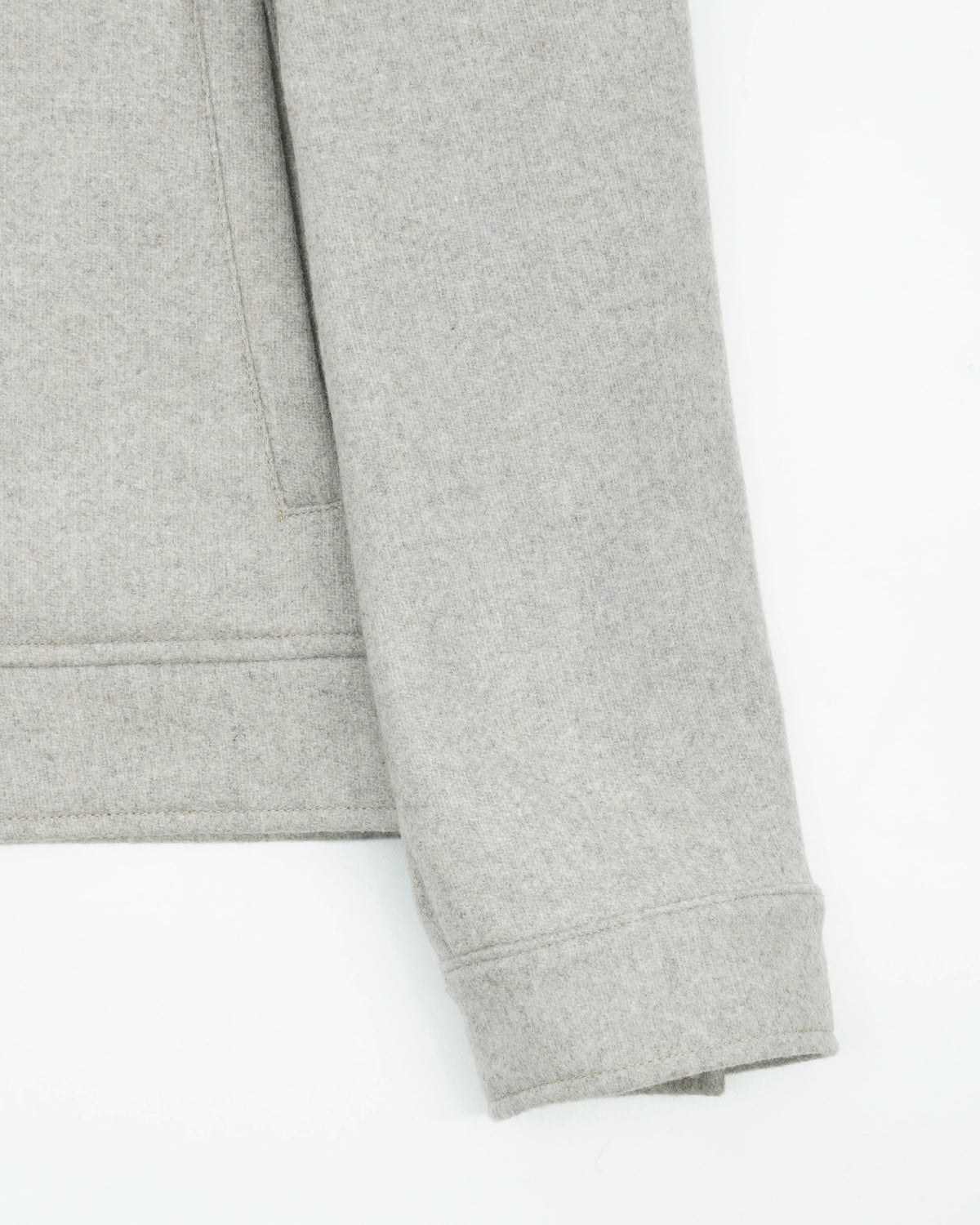 Zonda Blouson Wool Cashmere Warm Grey