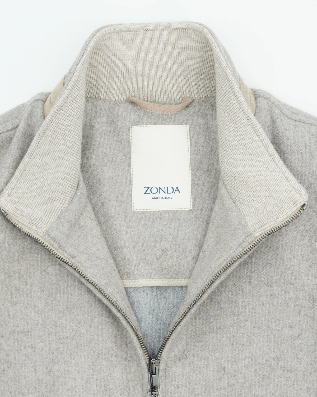 Zonda Blouson Wool Cashmere Warm Grey