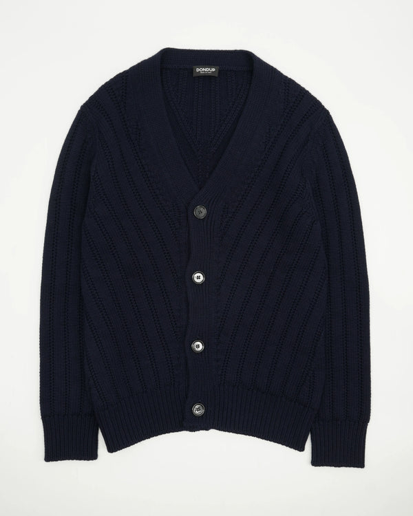 Dondup Cardigan Extrafine Merino Navy