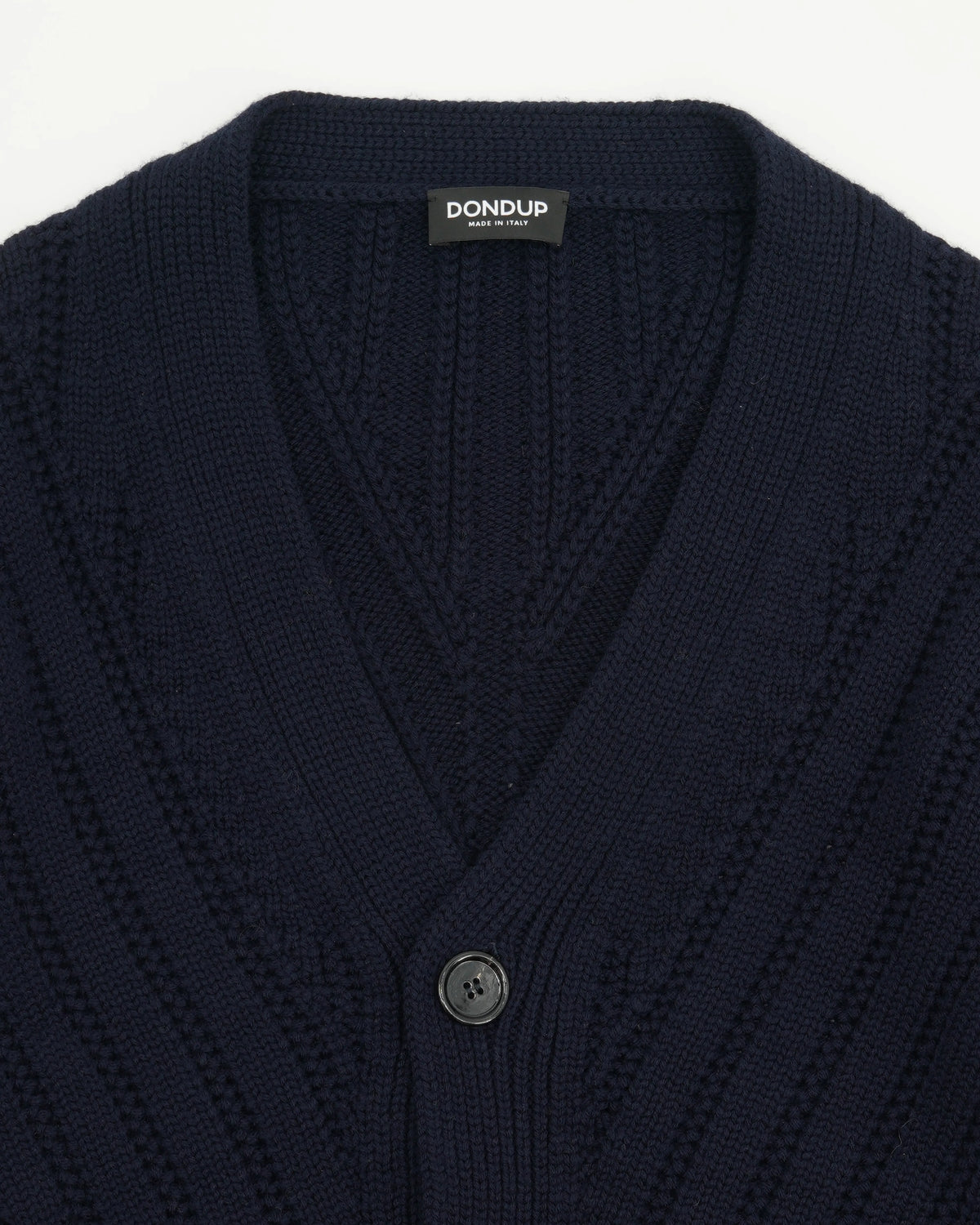 Dondup Cardigan Extrafine Merino Navy
