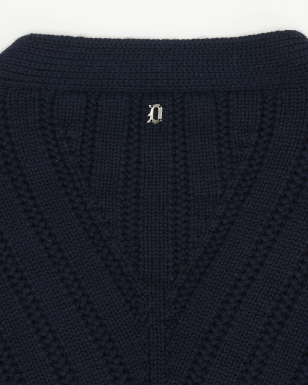 Dondup Cardigan Extrafine Merino Navy