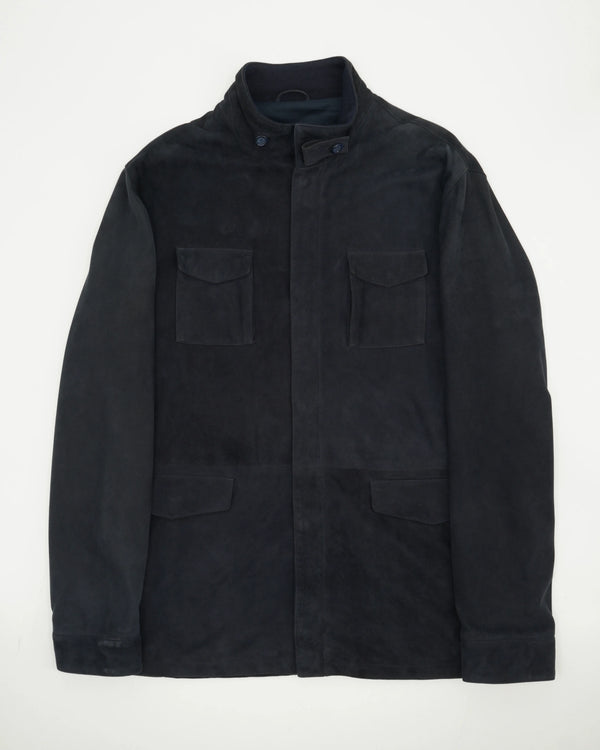 Zonda Field Jacket Suede Navy